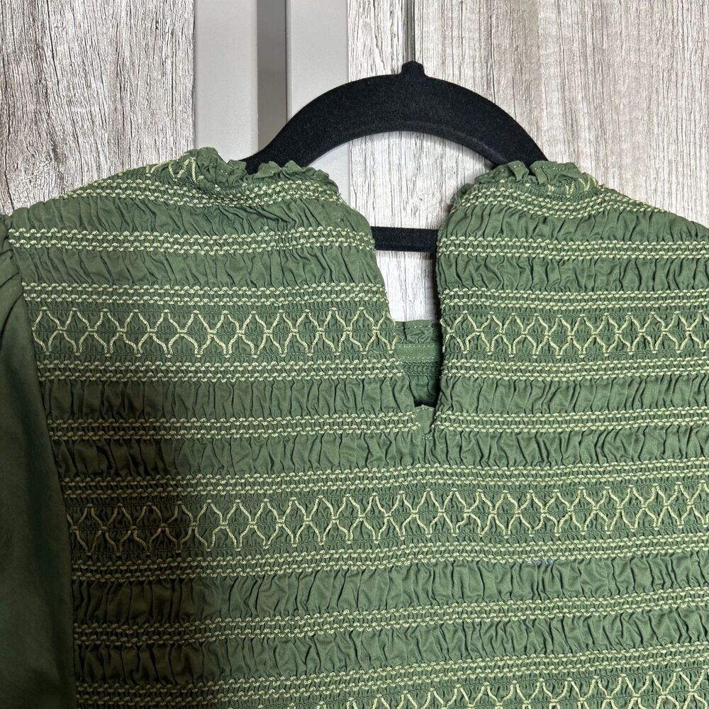 Hill House Nap Mini Dress Vivi Size S Green - Picture 7 of 10